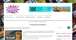 Desktop Screenshot of nodepositcasino.com